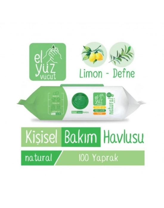 Kişisel Bakım Havlusu 100lü Naturel