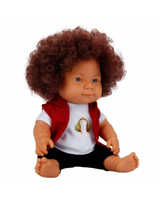 Kıvırcık Saçlı Curly Bebek 35 cm