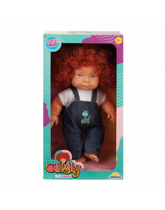 Kıvırcık Saçlı Curly Bebek 35 cm