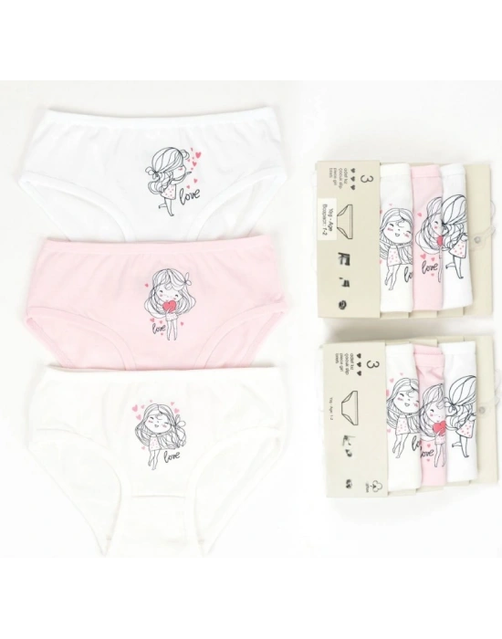 Kız 3lü Slip K128666 (tek adet fiyatıdır)