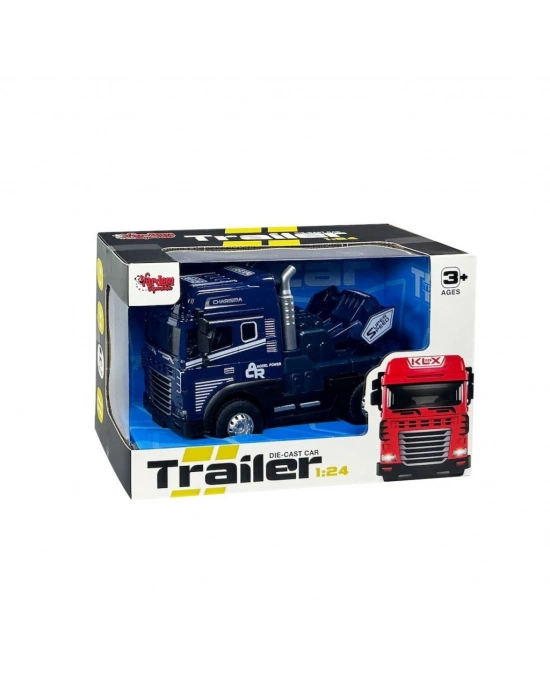 KLX800-247 Sürtmeli Işıklı Müzikli 1:24 Çekici (Tır Kafası)