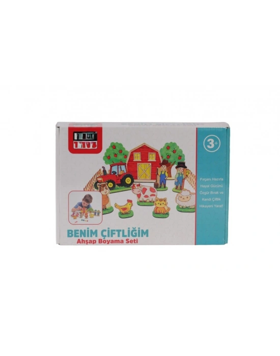 KM5898 BENİM ÇİFTLİĞİM AHŞAP BOYAMA SETİ