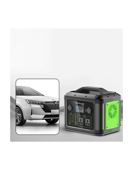 Konfulon CN06 Powerbank 1200W 315.000 mAh Kamp Şarj 60W PD - Siyah