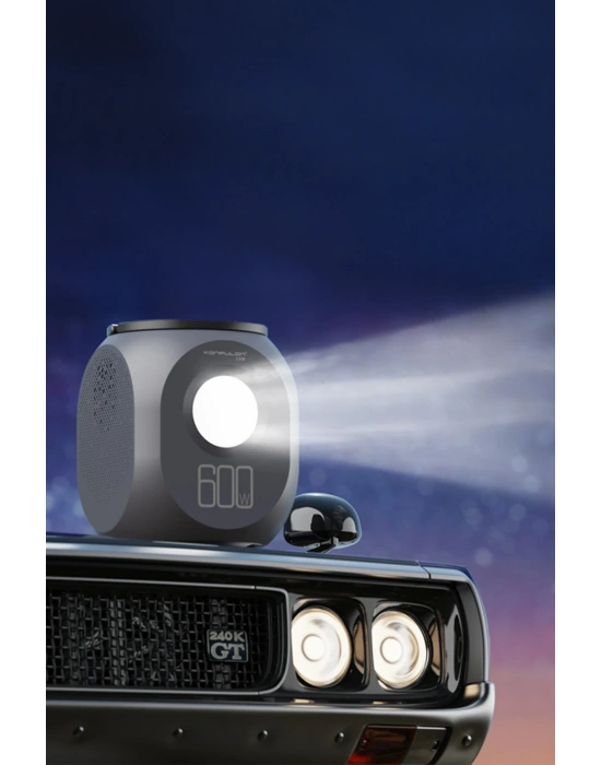 Konfulon CN08 Powerbank 600W 180.000 mAh Kamp Şarj 45W PD - Gri