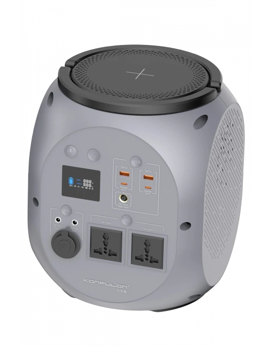 Konfulon CN09 Powerbank 1000W 270.000 mAh Kamp Şarj 45W PD - Gri