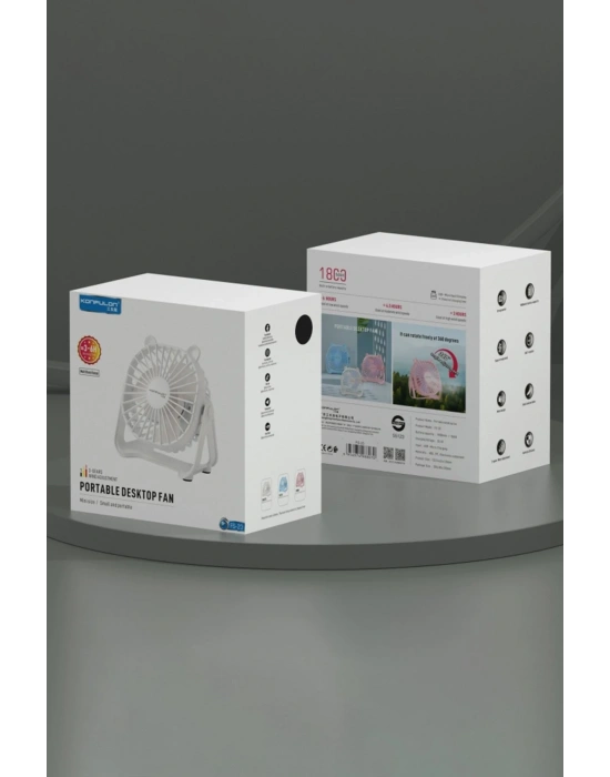 Konfulon FS23 Masaüstü Soğutma Fanı - Beyaz