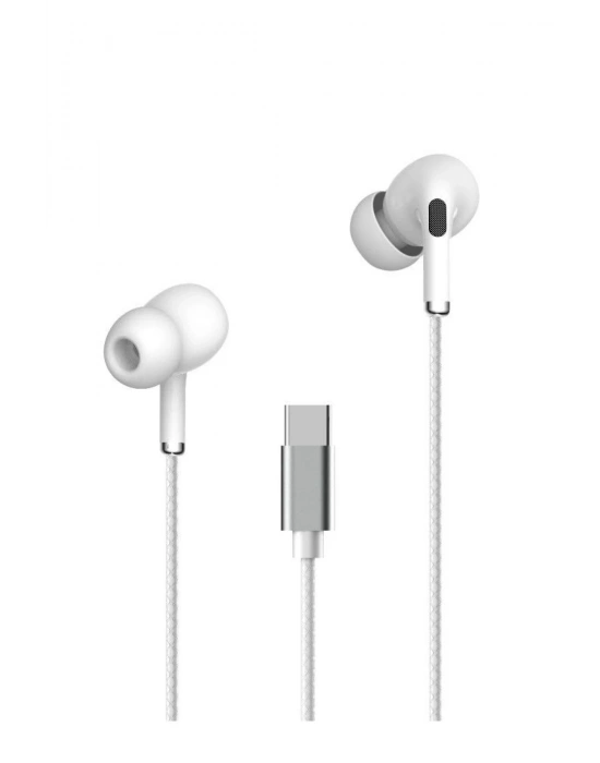 Konfulon INA16 Type-C Kablolu Kulak İçi Kulaklık - Beyaz