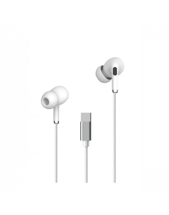 Konfulon INA16 Type-C Kablolu Kulak İçi Kulaklık - Beyaz