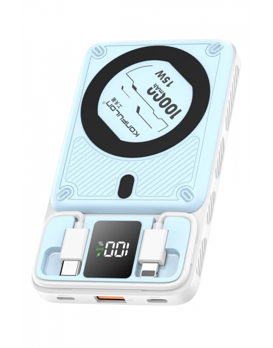 Konfulon M25W 10.000 mAh 20W PD Magsafe Powerbank - Mavi