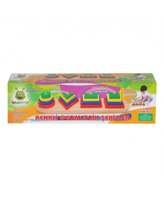 KR006 Renkli Geometrik Şekiller