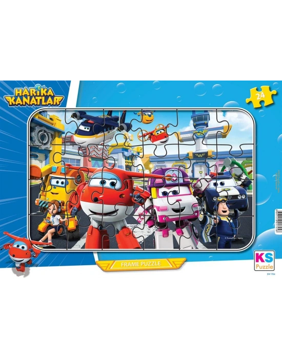 Ks Games 24 Parça Harika Kanatlar Frame  Puzzle