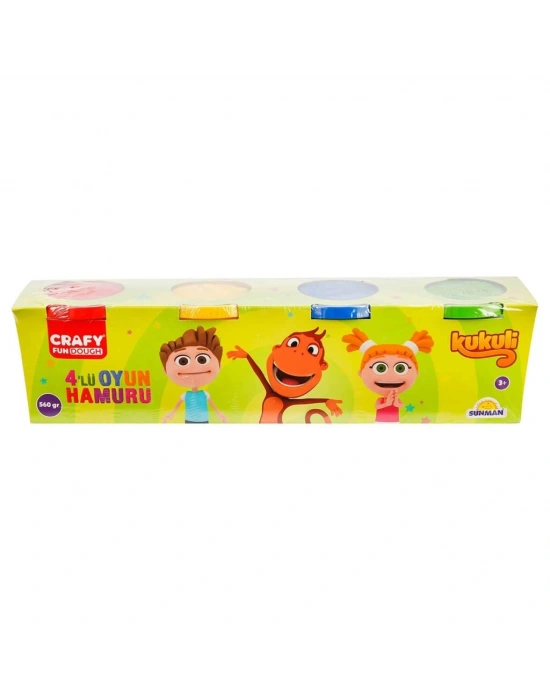 Kukuli 4lü Oyun Hamuru 560 gr
