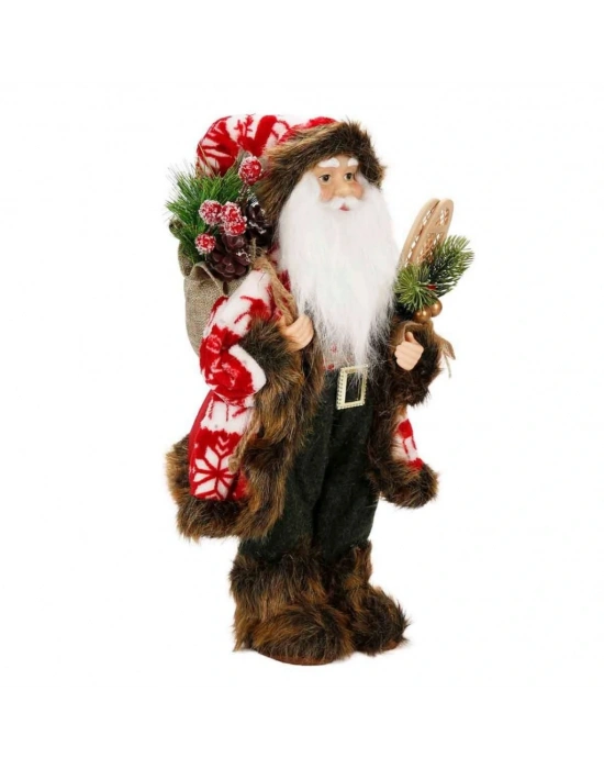 Kürklü  Dekoratif Biblo 41 cm