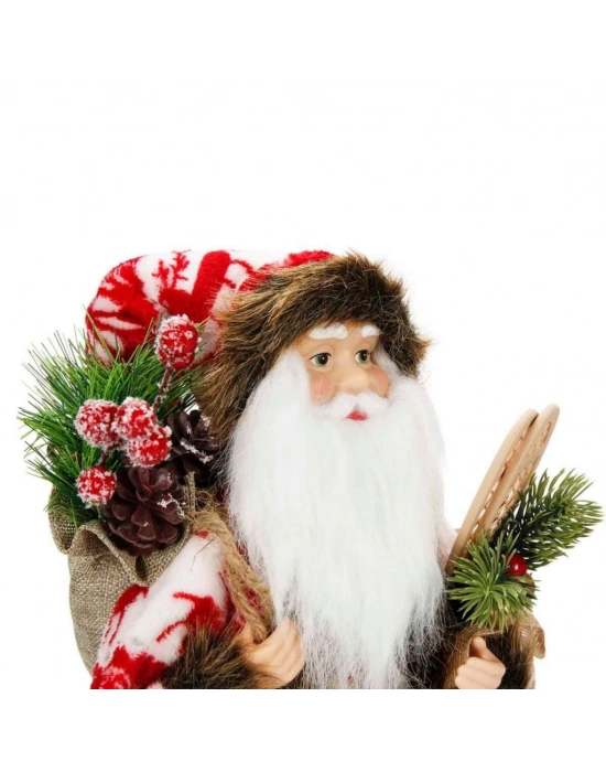 Kürklü  Dekoratif Biblo 41 cm