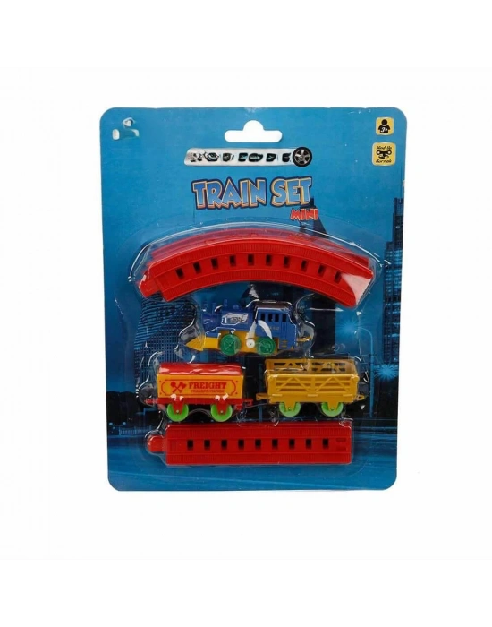 Kurmalı Raylı Mini Tren Seti 11 Parça