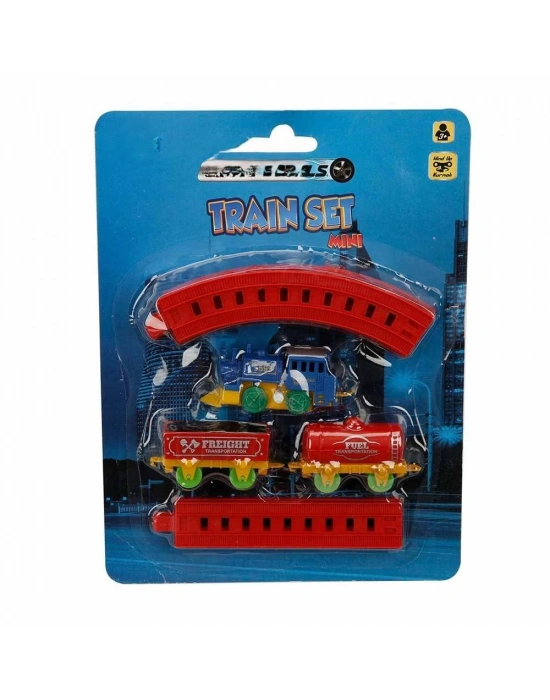 Kurmalı Raylı Mini Tren Seti 11 Parça