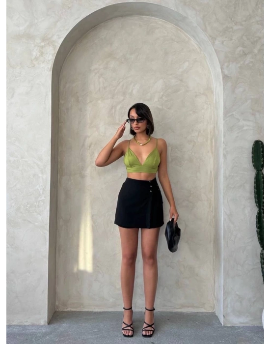 Kuş gözü şort etek s25819