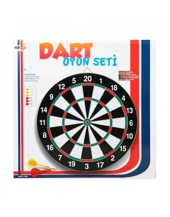 Kutulu Çivili 41,5 Cm Dart Oyun Seti