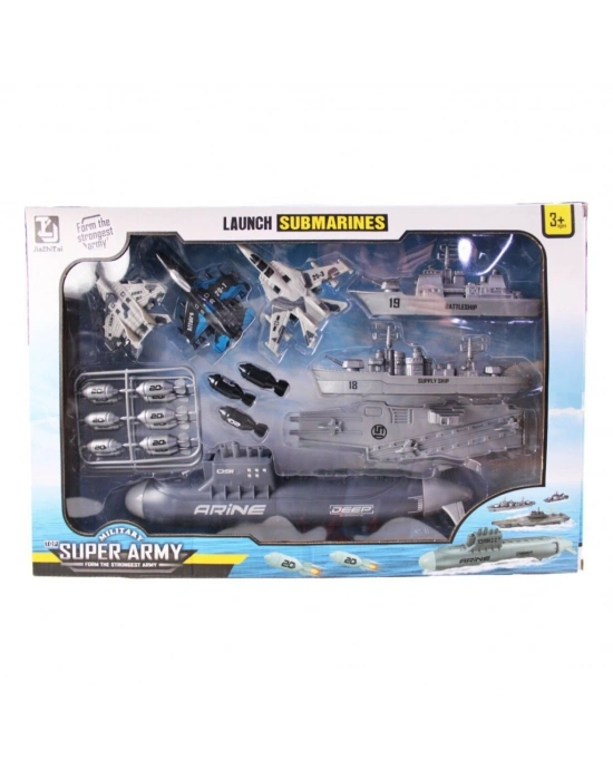 KZL-T074 Denizaltılı Savaş Oyun Seti -Kızılkaya Oyuncak