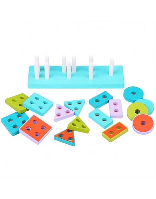​​​​​​​LC Ahşap Geometrik Şekiller Bul-Tak