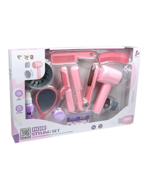 LD-338B SESLI ISIKLI KUAFOR SET