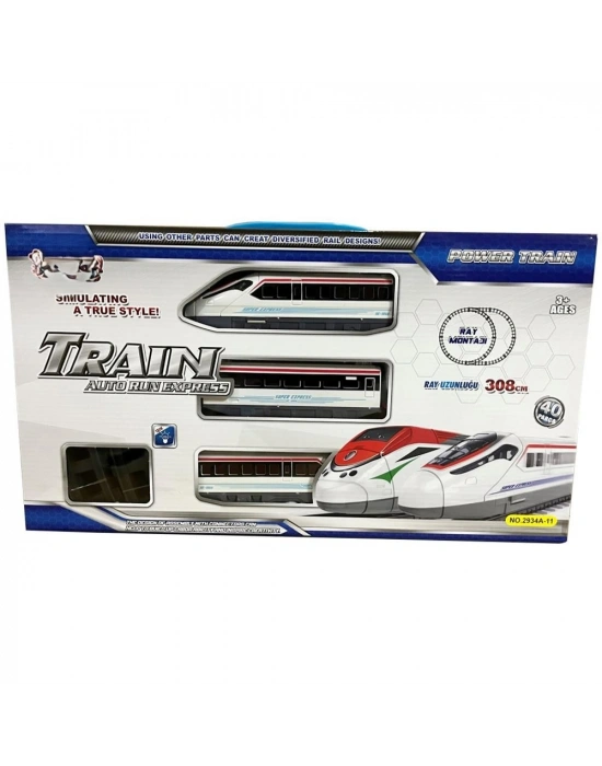 LE-2934A-11 40PCS ISIKLI 308CM HIZLI TREN SET