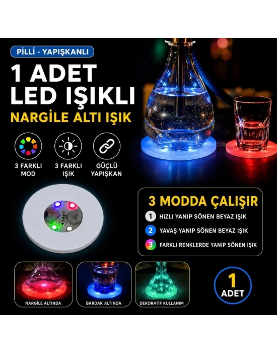 LED Nargile Altı Işık 1 Adet
