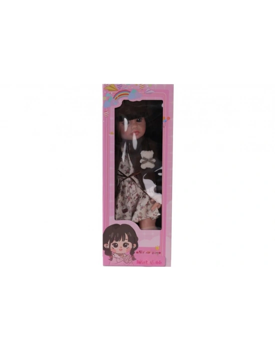 LMN232 55 CM MÜZİKLİ SİLİKONLU ET BEBEK