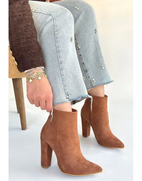 Loora Vizon Süet Topuklu Bot