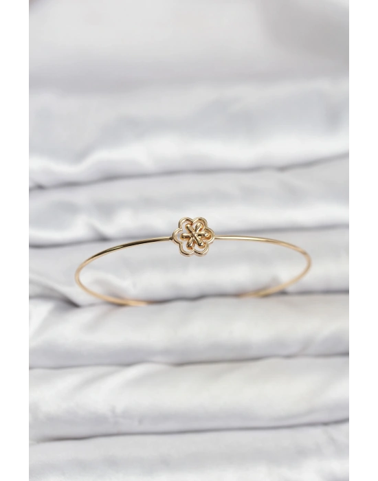 Lotus Model Gold Renk Bileklik