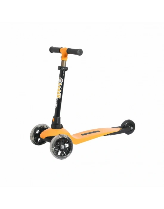 LSC2 Leddy Işıklı Scooter  Turuncu -Çekirdek Zeka