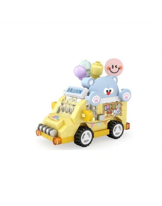 LZ-8639 BALON ARABASI 160 PARÇA BLOCK OYUNCAK-MİNİ POŞET