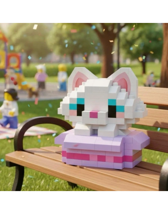LZ-8641 KEDİ 170 PARÇA BLOCK OYUNCAK-MİNİ POŞET