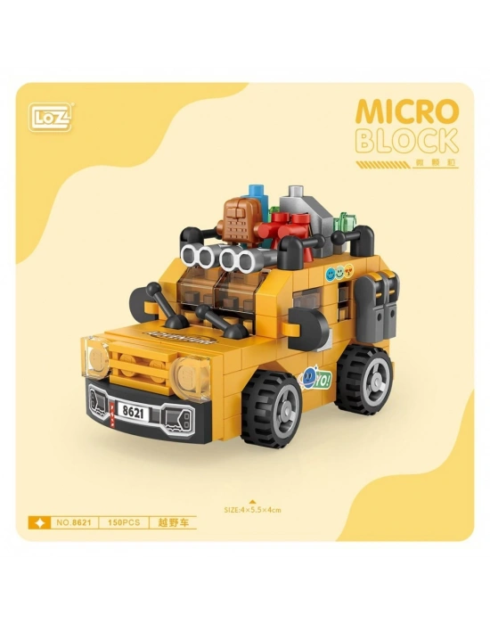 LZ8621 LOZ Araba Blok Seti Mini Poşet -Vagon life