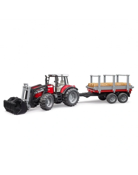 M. Ferguson 7480 ve Kütük Taş. Römork
