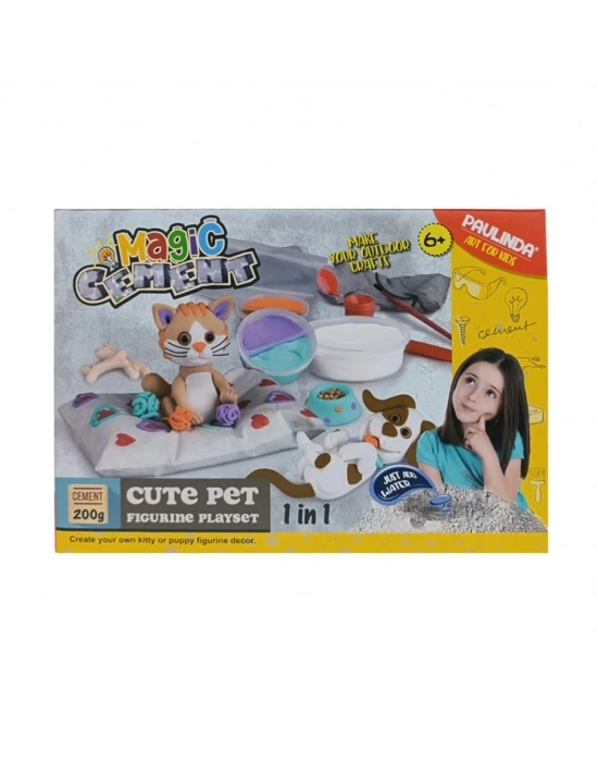 Magic Cement Tatlı Hayvan Figürleri Hobi Seti 200 gr