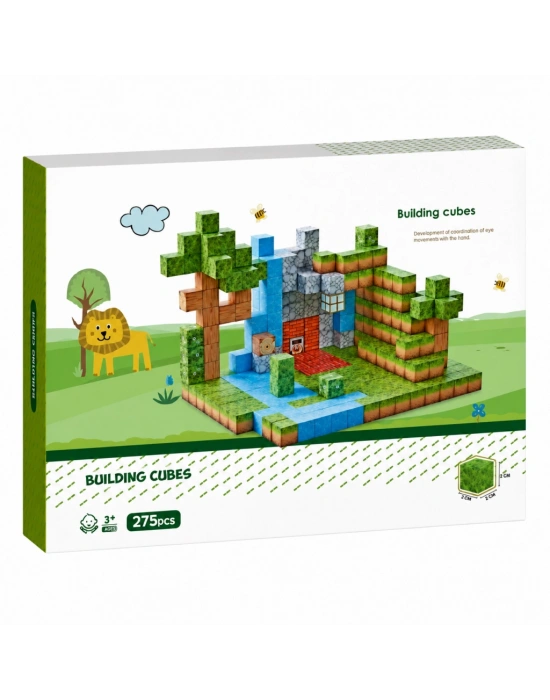 Magnetic Tiles Cubes 275 Parça