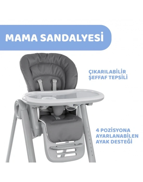 Mama Sandalyesi Dark Grey