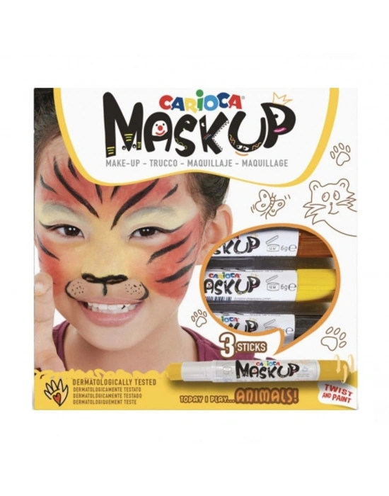 Mask Up Yüz Boyası 3 Renk Animals