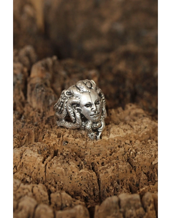 Medusa Model Ayarlanabilir Erkek Yüzük