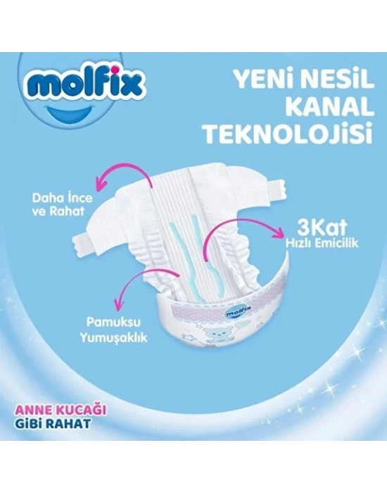 Mega Paket Bebek Bezi 3 Beden 4-9 Kg 140 Adet
