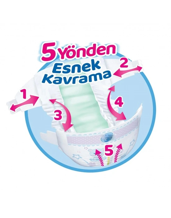 Mega Paket Bebek Bezi 4 Beden 7-14 Kg 128 Adet