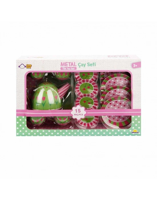 Metal Çay Takımı 15 Parça