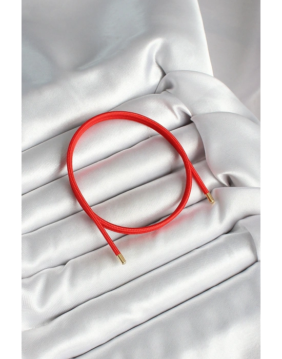 Mıknatıslı Kırmızı Renk Sarmal Kadın Bileklik