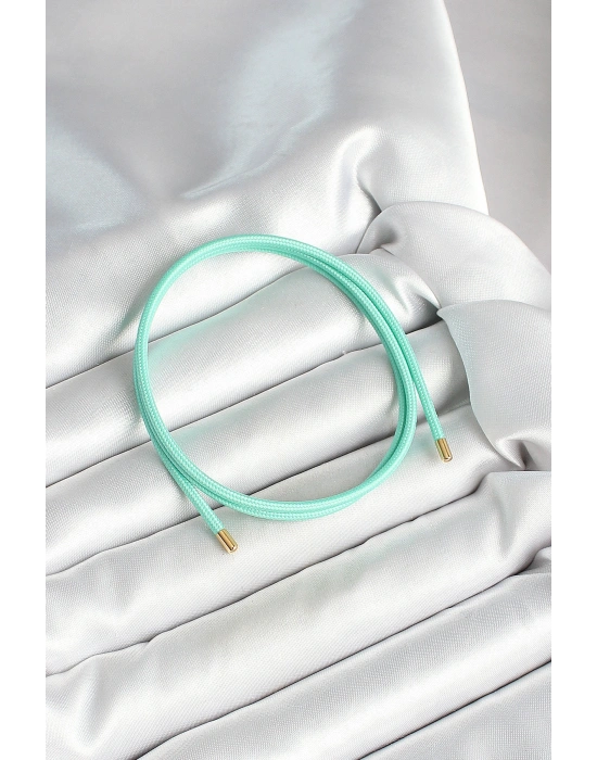 Mıknatıslı Turkuaz Renk Sarmal Kadın Bileklik