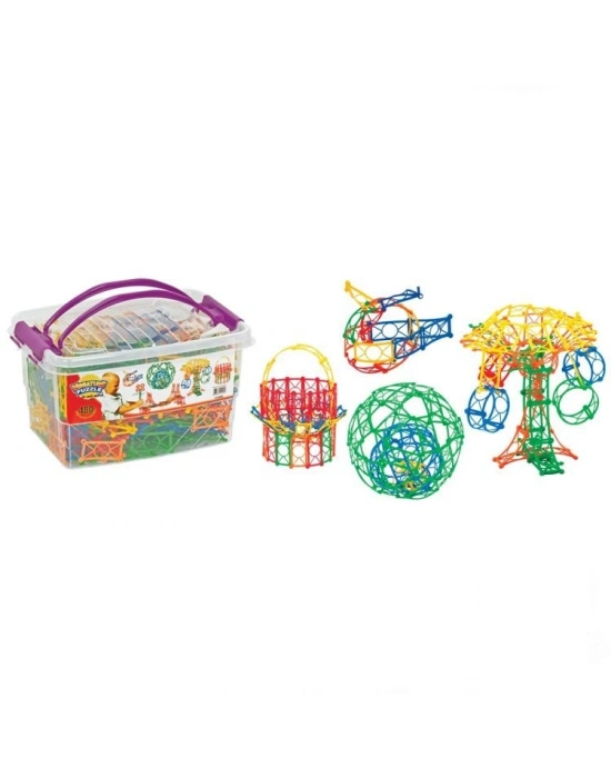 Minyatür Puzzle Box Eğitici Şekiller 480 Parça