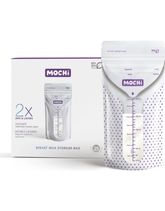 Mochi Anne Sütü Saklama Poşeti 25 Adet 200ml