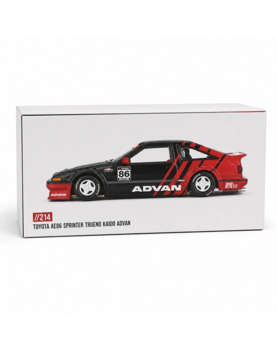 Model ARAÇ KaidoHouse 1/64 AE86 Sprinter Trueno Kaido ADVAN