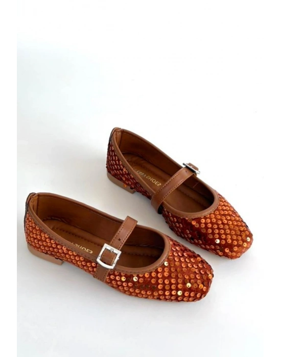 Moden Taba Süet Babae Ayakkabı