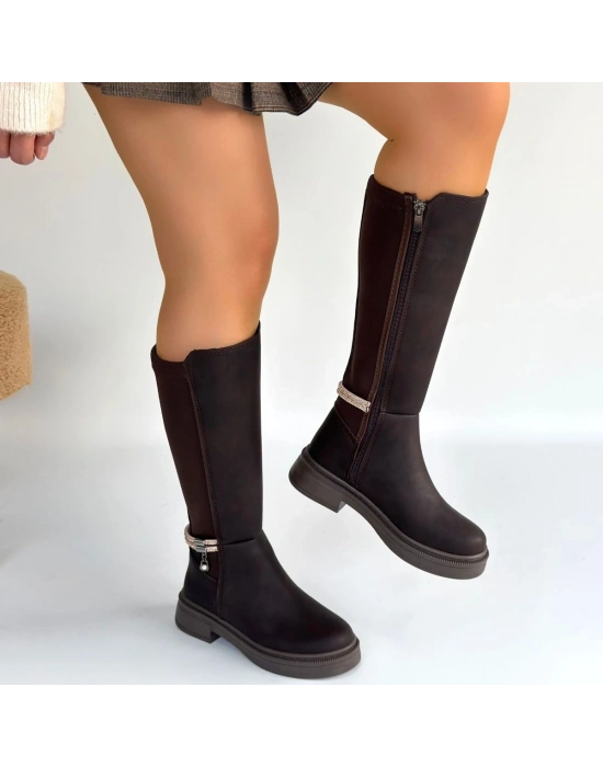 Mojja Kahverengi Nubu Çizme